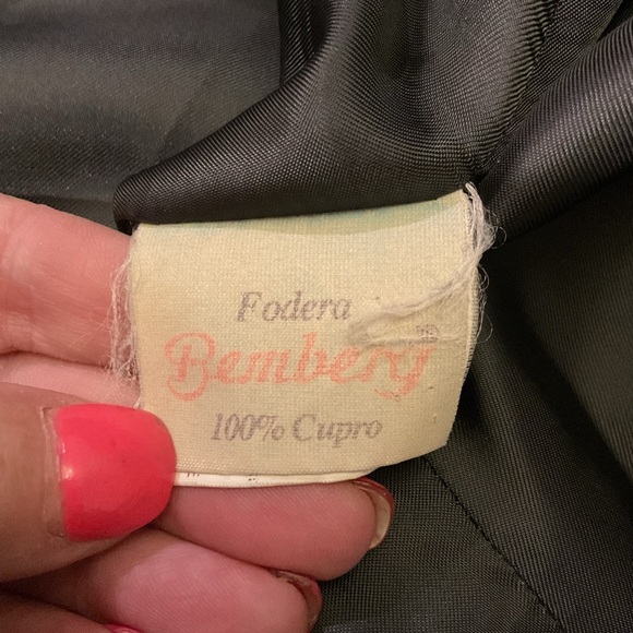 Cinzia Rocca Vintage Black Wool Single Button Dress Blazer Suit Jacket US sz 12 - Picture 4 of 9